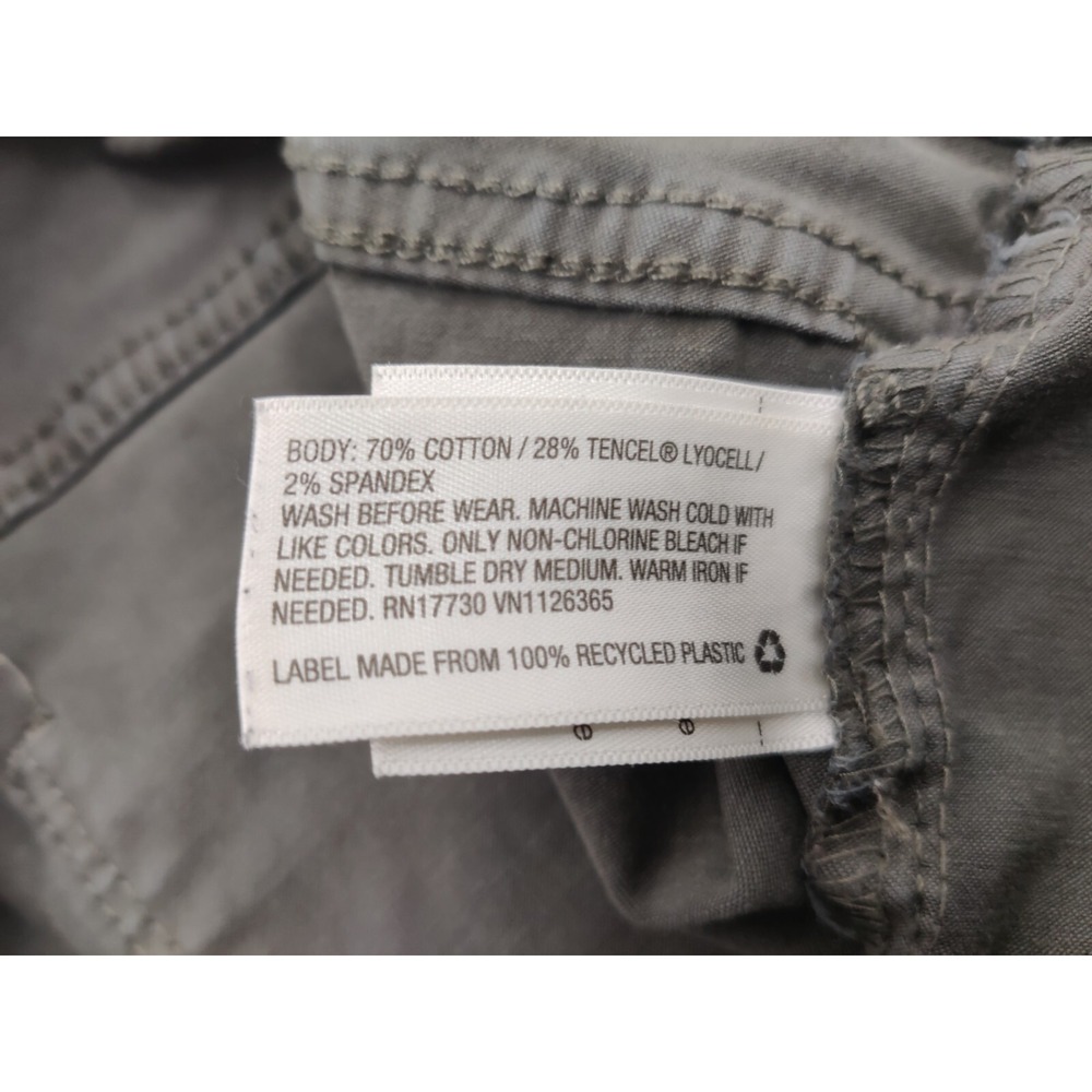 Universal Thread Women's Hi Rise Skinny Pants Charcoal Gray Button Fly Sz 12/31R - Picture 5 of 12